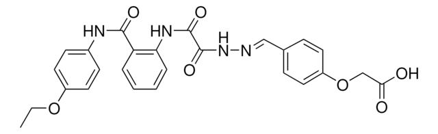 [4-((E)-{[{2-[(4-ETHOXYANILINO)CARBONYL]ANILINO}(OXO)ACETYL]HYDRAZONO}METHYL)PHENOXY]ACETIC ACID AldrichCPR