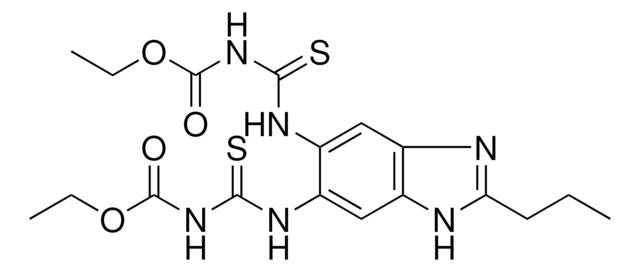 ETHYL {[5-({[(ETHOXYCARBONYL)AMINO]CARBOTHIOYL}AMINO)-2-PROPYL-1H-BENZIMIDAZOL-6-YL]AMINO}CARBOTHIOYLCARBAMATE AldrichCPR