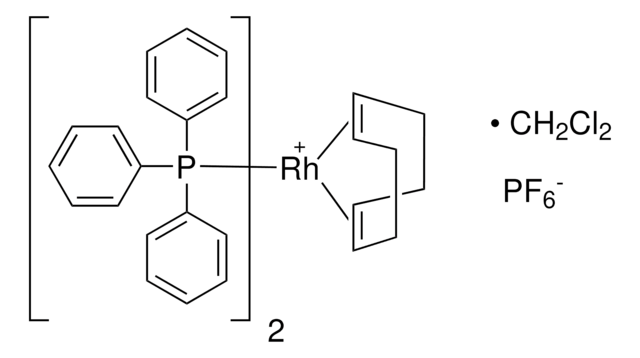 (1,5-Cyclooctadiene)bis(triphenylphosphine)rhodium(I) hexafluorophosphate dichloromethane complex (1:1)