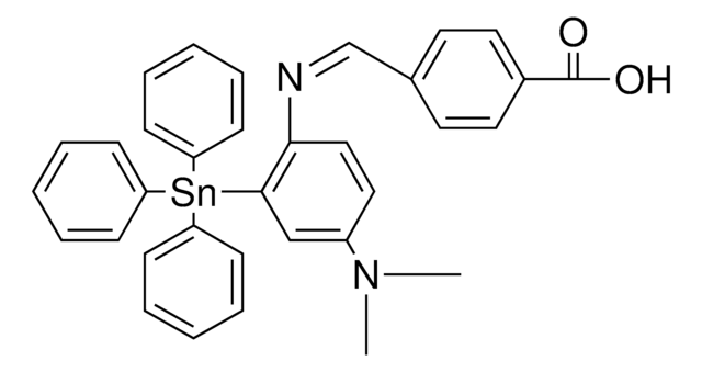 4-((4-(DIMETHYLAMINO)-2-(TRIPHENYLSTANNYL)PHENYL)IMINOMETHYL)BENZOIC ACID AldrichCPR