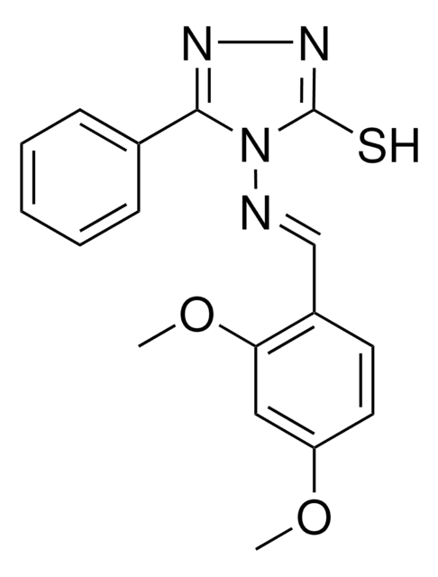 4-((2,4-DIMETHOXYBENZYLIDENE)AMINO)-5-PHENYL-4H-1,2,4-TRIAZOL-3-YL HYDROSULFIDE AldrichCPR