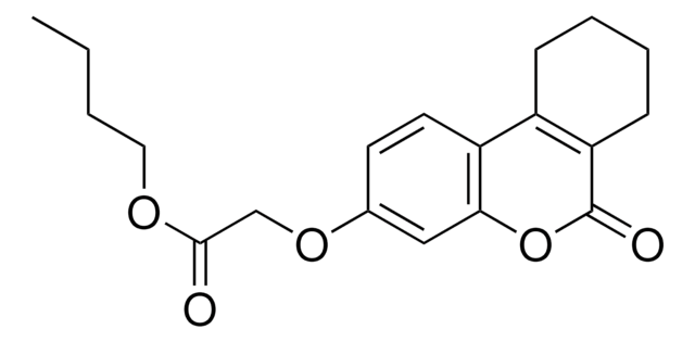 BUTYL ((6-OXO-7,8,9,10-TETRAHYDRO-6H-BENZO(C)CHROMEN-3-YL)OXY)ACETATE AldrichCPR