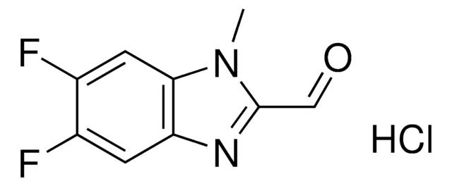 5,6-Difluoro-1-methyl-1H-benzo[d]imidazole-2-carbaldehyde hydrochloride AldrichCPR