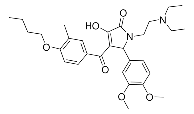 4-(4-BUTOXY-3-METHYLBENZOYL)-1-[2-(DIETHYLAMINO)ETHYL]-5-(3,4-DIMETHOXYPHENYL)-3-HYDROXY-1,5-DIHYDRO-2H-PYRROL-2-ONE AldrichCPR