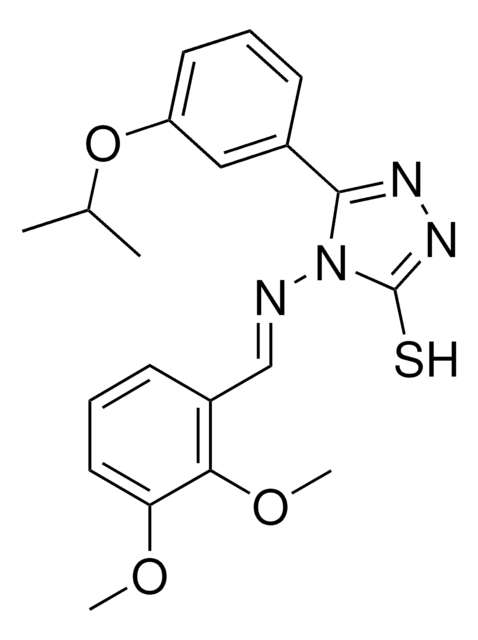 4-{[(E)-(2,3-DIMETHOXYPHENYL)METHYLIDENE]AMINO}-5-(3-ISOPROPOXYPHENYL)-4H-1,2,4-TRIAZOLE-3-THIOL AldrichCPR