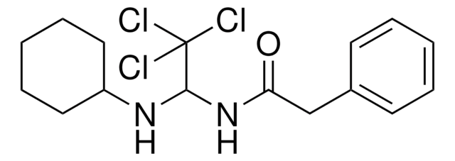 2-PHENYL-N-(2,2,2-TRICHLORO-1-(CYCLOHEXYLAMINO)ETHYL)ACETAMIDE AldrichCPR