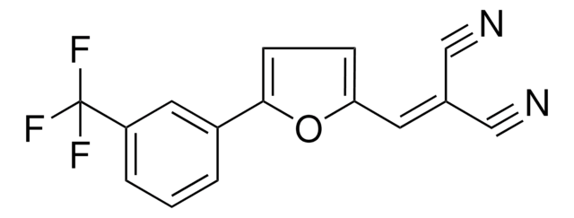 2-((5-(3-(TRIFLUOROMETHYL)PHENYL)-2-FURYL)METHYLENE)MALONONITRILE AldrichCPR