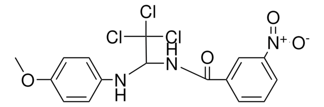 3-NITRO-N-(2,2,2-TRICHLORO-1-(4-METHOXY-PHENYLAMINO)-ETHYL)-BENZAMIDE AldrichCPR