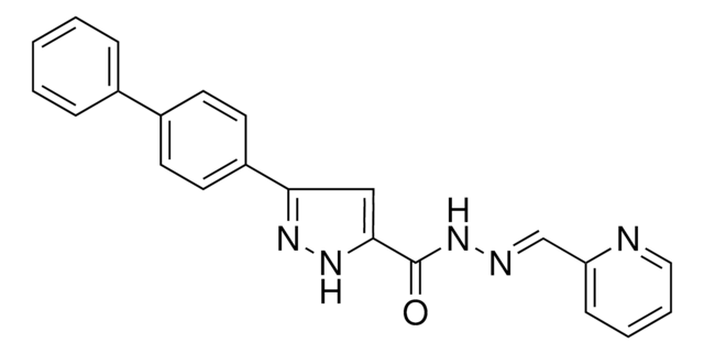 3-(1,1'-BIPHENYL)-4-YL-N'-(2-PYRIDINYLMETHYLENE)-1H-PYRAZOLE-5-CARBOHYDRAZIDE AldrichCPR