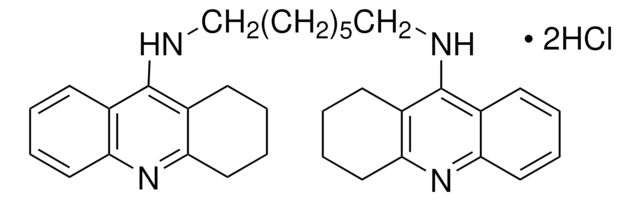 9-Amino-1,2,3,4-tetrahydroacridine bis 1,7-heptylene dihydrochloride &gt;97%, solid