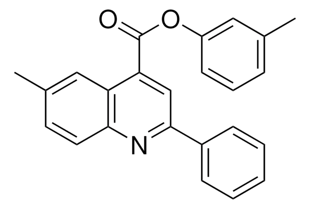 3-METHYLPHENYL 6-METHYL-2-PHENYL-4-QUINOLINECARBOXYLATE AldrichCPR