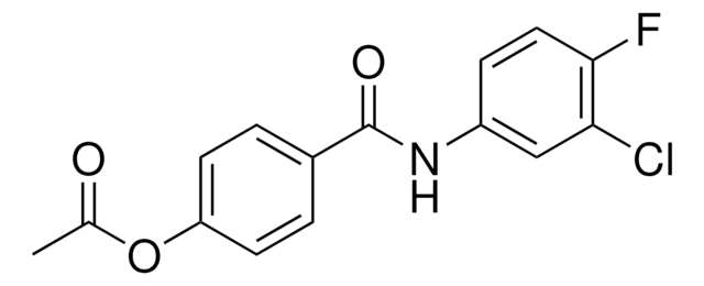 4-((3-CHLORO-4-FLUOROANILINO)CARBONYL)PHENYL ACETATE AldrichCPR