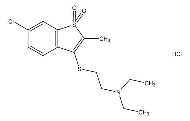 2-[(6-chloro-2-methyl-1,1-dioxido-1-benzothien-3-yl)sulfanyl]-N,N-diethylethanamine hydrochloride AldrichCPR