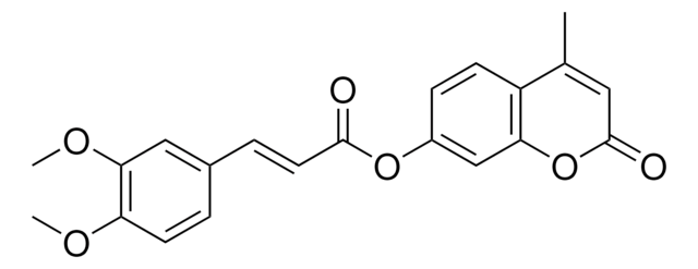 4-METHYL-2-OXO-2H-CHROMEN-7-YL 3-(3,4-DIMETHOXYPHENYL)ACRYLATE AldrichCPR