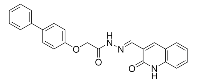 2-([1,1'-BIPHENYL]-4-YLOXY)-N'-[(E)-(2-OXO-1,2-DIHYDRO-3-QUINOLINYL)METHYLIDENE]ACETOHYDRAZIDE AldrichCPR