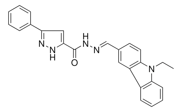 N'-((9-ETHYL-9H-CARBAZOL-3-YL)METHYLENE)-3-PHENYL-1H-PYRAZOLE-5-CARBOHYDRAZIDE AldrichCPR