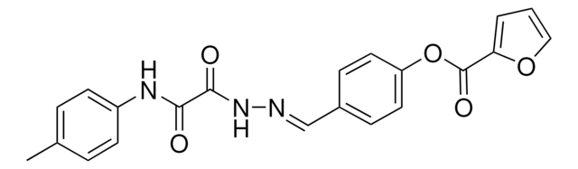 4-(2-(OXO(4-TOLUIDINO)ACETYL)CARBOHYDRAZONOYL)PHENYL 2-FUROATE AldrichCPR