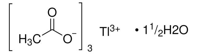 Thallium(III) acetate sesquihydrate