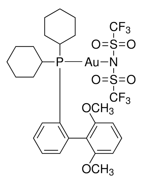 2-Dicyclohexyl(2&#8242;,6&#8242;-dimethoxybiphenyl)phosphine gold(I) bis(trifluoromethylsulfonyl)imide 97%