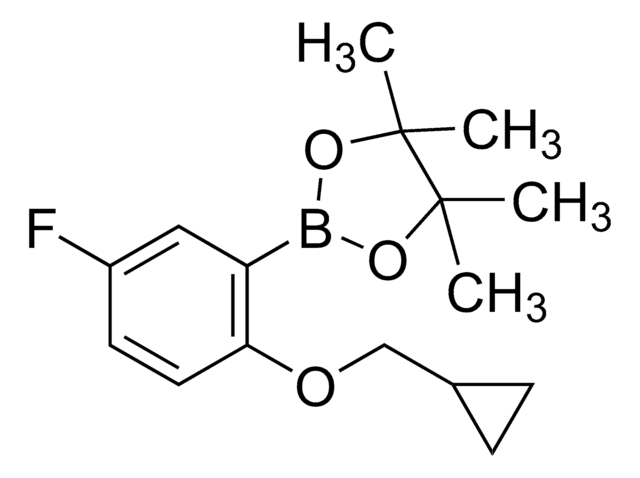 2-Cyclopropylmethoxy-5-fluorophenylboronic acid pinacol ester AldrichCPR