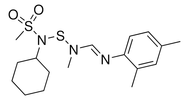 N-Cyclohexyl-N-{[{(E)-[(2,4-dimethylphenyl)imino]methyl}(methyl)amino]sulfanyl}methanesulfonamide AldrichCPR