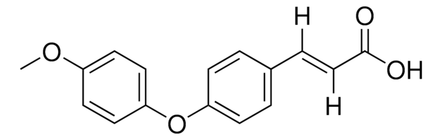 (E)-3-(4-(4-Methoxyphenoxy)phenyl)acrylic acid AldrichCPR