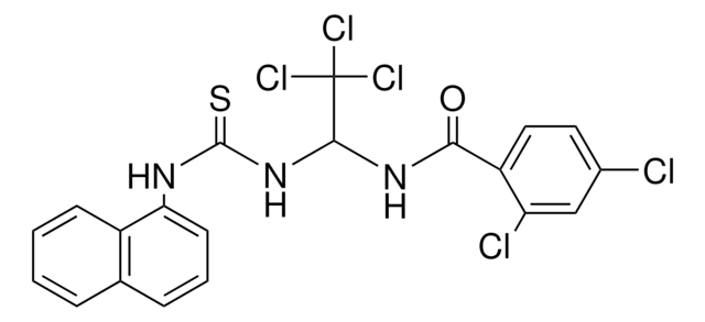 2,4-DICHLORO-N-(2,2,2-TRICHLORO-1-(3-NAPHTHALEN-1-YL-THIOUREIDO)-ET)-BENZAMIDE AldrichCPR