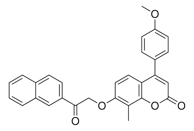 4-(4-METHOXYPHENYL)-8-METHYL-7-(2-(2-NAPHTHYL)-2-OXOETHOXY)-2H-CHROMEN ...