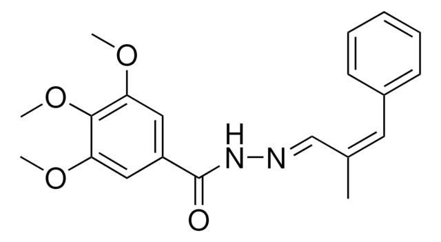 3,4,5-TRIMETHOXY-N'-(2-METHYL-3-PHENYL-2-PROPENYLIDENE)BENZOHYDRAZIDE AldrichCPR