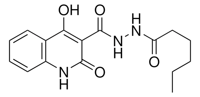 4-HYDROXY-2-OXO-1,2-DIHYDRO-QUINOLINE-3-CARBOXYLIC ACID N'-HEXANOYL-HYDRAZIDE AldrichCPR