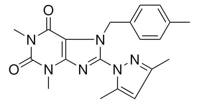 8-(3,5-DIMETHYL-1H-PYRAZOL-1-YL)-1,3-DIMETHYL-7-(4-METHYLBENZYL)-3,7-DIHYDRO-1H-PURINE-2,6-DIONE AldrichCPR