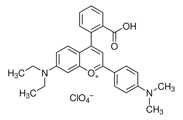 4-(2-Carboxyphenyl)-7-diethylamino-2-(4-dimethylaminophenyl)chromyliumperchlorat BioReagent, suitable for fluorescence