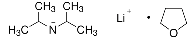 Lithium diisopropylamide mono(tetrahydrofuran) complex solution ~1.5&#160;M in cyclohexane, liquid, orange