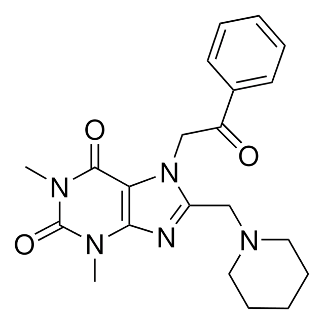 1,3-DIMETHYL-7-(2-OXO-2-PHENYLETHYL)-8-(1-PIPERIDINYLMETHYL)-3,7-DIHYDRO-1H-PURINE-2,6-DIONE AldrichCPR