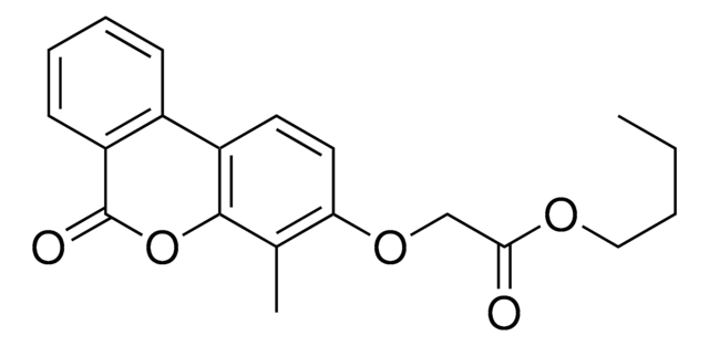 BUTYL ((4-METHYL-6-OXO-6H-BENZO(C)CHROMEN-3-YL)OXY)ACETATE AldrichCPR