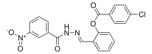 2-(2-(3-NITROBENZOYL)CARBOHYDRAZONOYL)PHENYL 4-CHLOROBENZOATE AldrichCPR