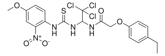 2-(4-ETHYLPHENOXY)-N-(2,2,2-TRICHLORO-1-{[(4-METHOXY-2-NITROANILINO)CARBOTHIOYL]AMINO}ETHYL)ACETAMIDE AldrichCPR