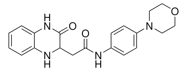 N-(4-MORPHOLIN-4-YL-PH)-2-(3-OXO-1,2,3,4-TETRAHYDRO-QUINOXALIN-2-YL)-ACETAMIDE AldrichCPR