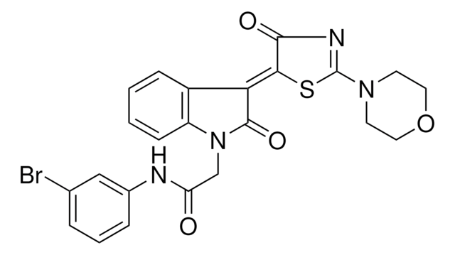 N-(3-BROMOPHENYL)-2-[(3Z)-3-(2-(4-MORPHOLINYL)-4-OXO-1,3-THIAZOL-5(4H)-YLIDENE)-2-OXO-2,3-DIHYDRO-1H-INDOL-1-YL]ACETAMIDE AldrichCPR