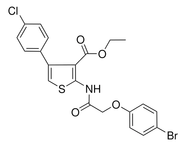 ET 2-(((4-BROMOPHENOXY)ACETYL)AMINO)-4-(4-CHLOROPHENYL)-3-THIOPHENECARBOXYLATE AldrichCPR