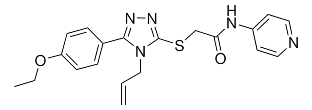 2-{[4-ALLYL-5-(4-ETHOXYPHENYL)-4H-1,2,4-TRIAZOL-3-YL]SULFANYL}-N-(4-PYRIDINYL)ACETAMIDE AldrichCPR