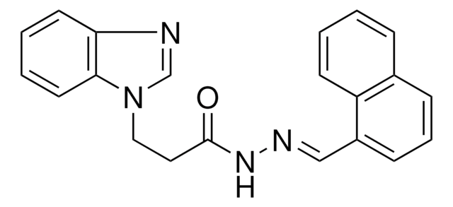 3-(1H-BENZIMIDAZOL-1-YL)-N'-(1-NAPHTHYLMETHYLENE)PROPANOHYDRAZIDE AldrichCPR