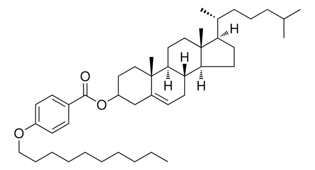 (8S,9S,10R,13R,14S,17R)-17-[(1R)-1,5-DIMETHYLHEXYL]-10,13-DIMETHYL-2,3,4,7,8,9,10,11,12,13,14,15,16,17-TETRADECAHYDRO-1H-CYCLOPENTA[A]PHENANTHREN-3-YL 4-(DECYLOXY)BENZOATE AldrichCPR