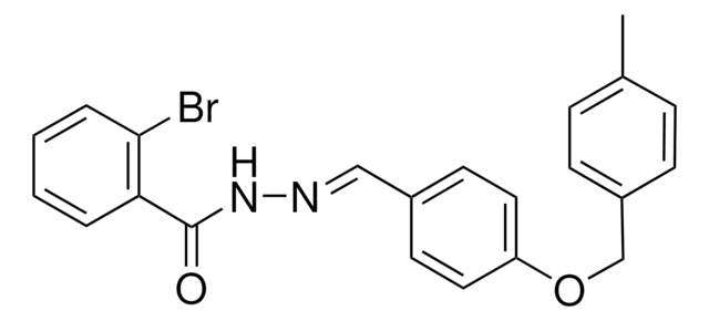 2-BROMO-N'-(4-((4-METHYLBENZYL)OXY)BENZYLIDENE)BENZOHYDRAZIDE AldrichCPR