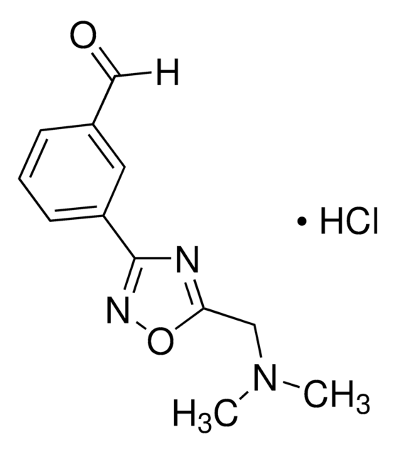 3-{5-[(Dimethylamino)methyl]-1,2,4-oxadiazol-3-yl}benzaldehyde hydrochloride AldrichCPR