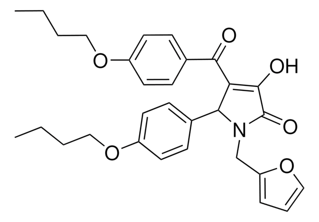 4-(4-BUTOXYBENZOYL)-5-(4-BUTOXYPHENYL)-1-(2-FURYLMETHYL)-3-HYDROXY-1,5-DIHYDRO-2H-PYRROL-2-ONE AldrichCPR