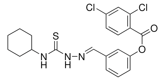 3-(2-((CYCLOHEXYLAMINO)CARBOTHIOYL)CARBOHYDRAZONOYL)PHENYL 2,4-DICHLOROBENZOATE AldrichCPR