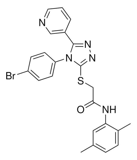 2-{[4-(4-BROMOPHENYL)-5-(3-PYRIDINYL)-4H-1,2,4-TRIAZOL-3-YL]SULFANYL}-N-(2,5-DIMETHYLPHENYL)ACETAMIDE AldrichCPR