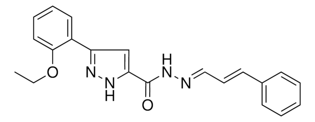 3-(2-ETHOXYPHENYL)-N'-(3-PHENYL-2-PROPENYLIDENE)-1H-PYRAZOLE-5-CARBOHYDRAZIDE AldrichCPR