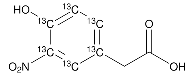 3-Nitro-4-hydroxyphenyl-13C6 acetic acid 99 atom % 13C, 97% (CP)